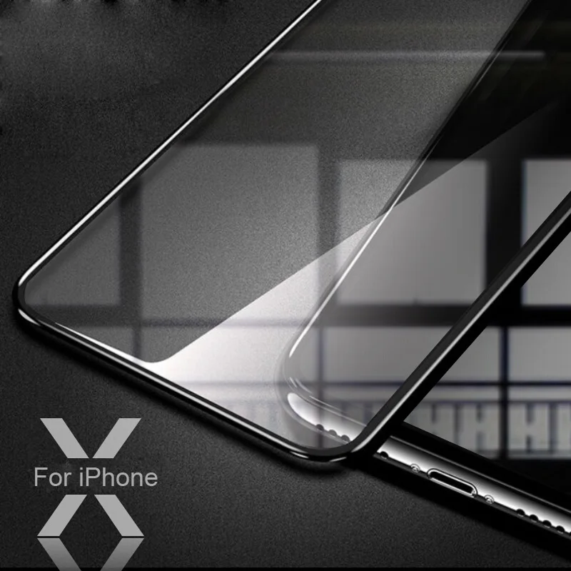 Защитное стекло TOMKAS для iPhone X 10, защитное стекло 5D Edge Premium для iPhone 6, 6 S, 7, 8 Plus, защитное стекло, пленка