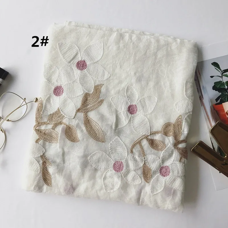 10 шт. женский шарф из вискозы с вышивкой|tassel scarf|fashion women scarfwomen fashion scarf |