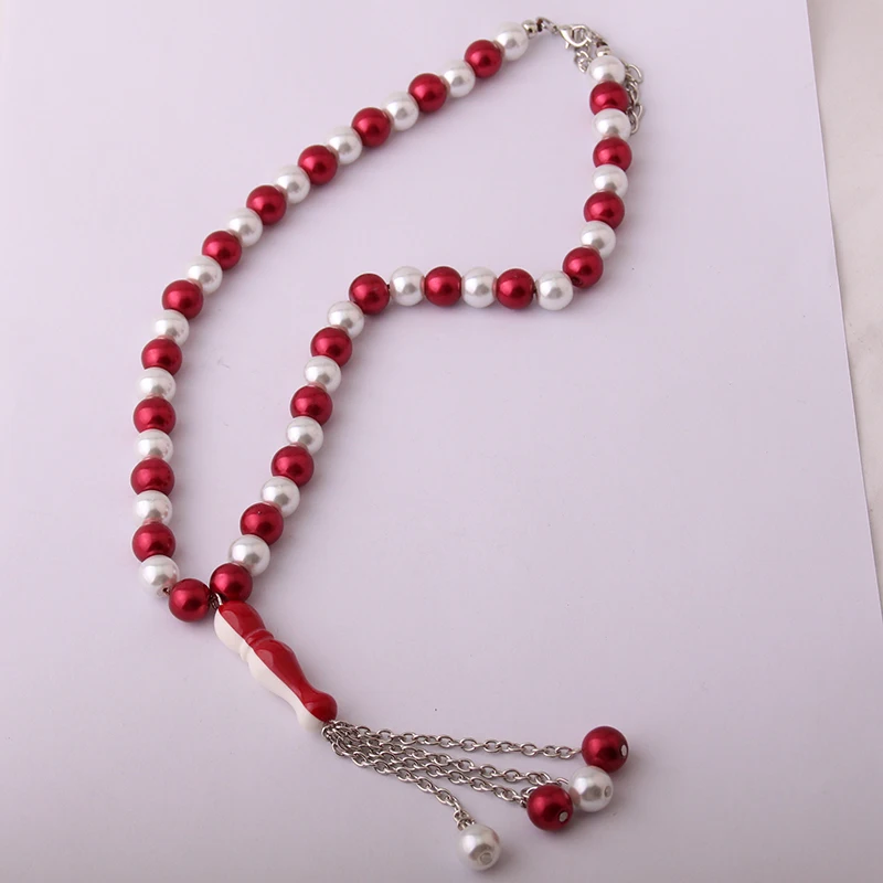 Бесплатная доставка богемное ювелирное изделие красный/белый цвет ожерелье из