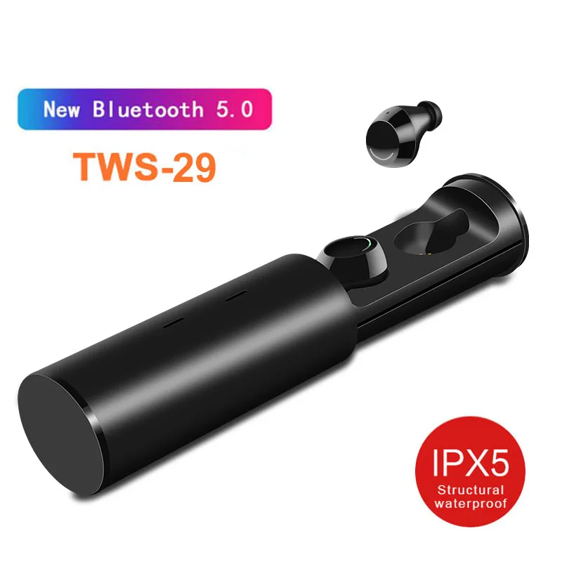 

TWS29 Bluetooth-наушники с сенсорным управлением, BT 5,0