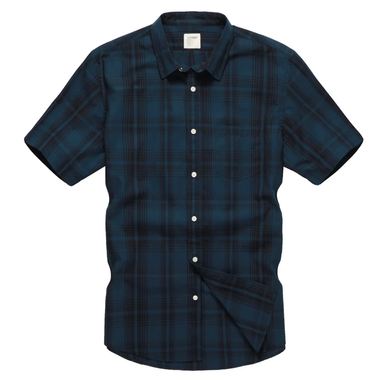 men's short sleeve shirts 100 cotton
