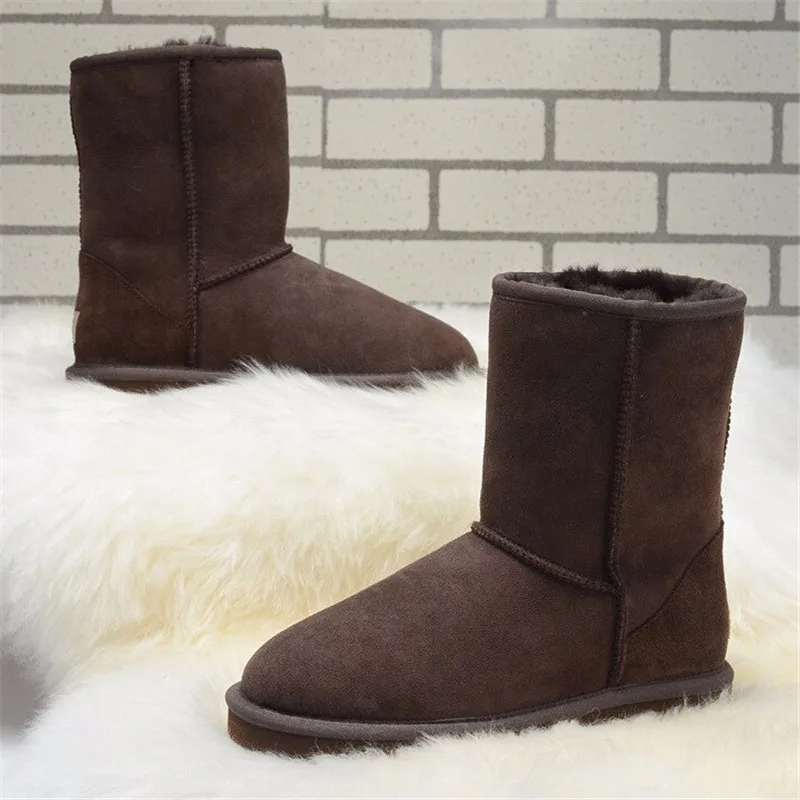 picture color Новая обувь; женские зимние ботинки; женская обувь; zapato mujer; женская обувь; зимние ботинки; bota; ботильоны в австралийском стиле; женская обувь; bot - Цвет: picture color