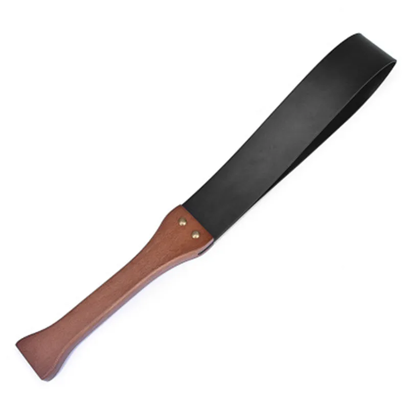Clomedsx кожа Spank Paddle плетка БДСМ Связывание эротический флоггер Фетиш флирт игры для