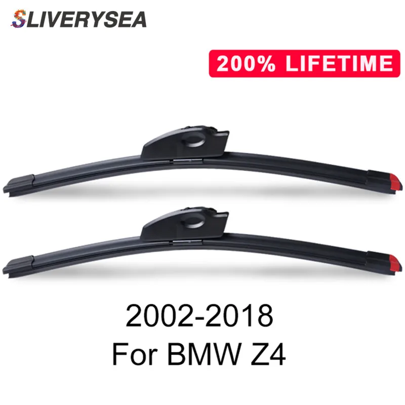 Сменные стеклоочистители SLIVERYSEA для BMW Z4 E85 E86 E89 2002 2018 лобовое стекло резиновые
