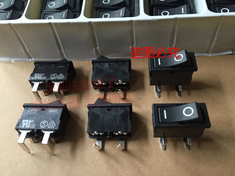 

Оригинальный новый 100% RS1 клавишный переключатель, 4-контактный, 2-ступенчатый, изгибающийся ножной переключатель питания 13*29, 15A, 250 В