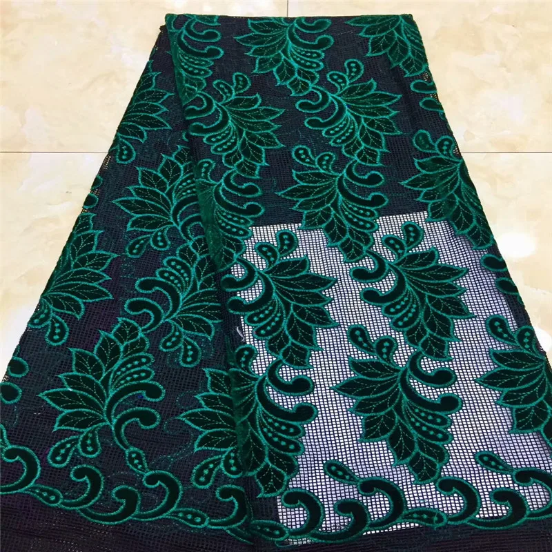

High Quality African Lace Fabric Net 2019 French Lace Fabric Tulle Nigerian Lace Fabric For Wedding dress in royalblue xz2-44
