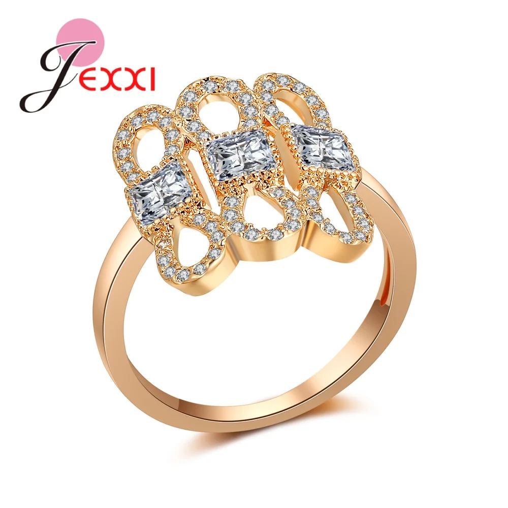 

Новая модная одежда с розой платья с золотистым бантом в форме галстука ювелирные изделия кольцо Одежда высшего качества обручальное кольц...