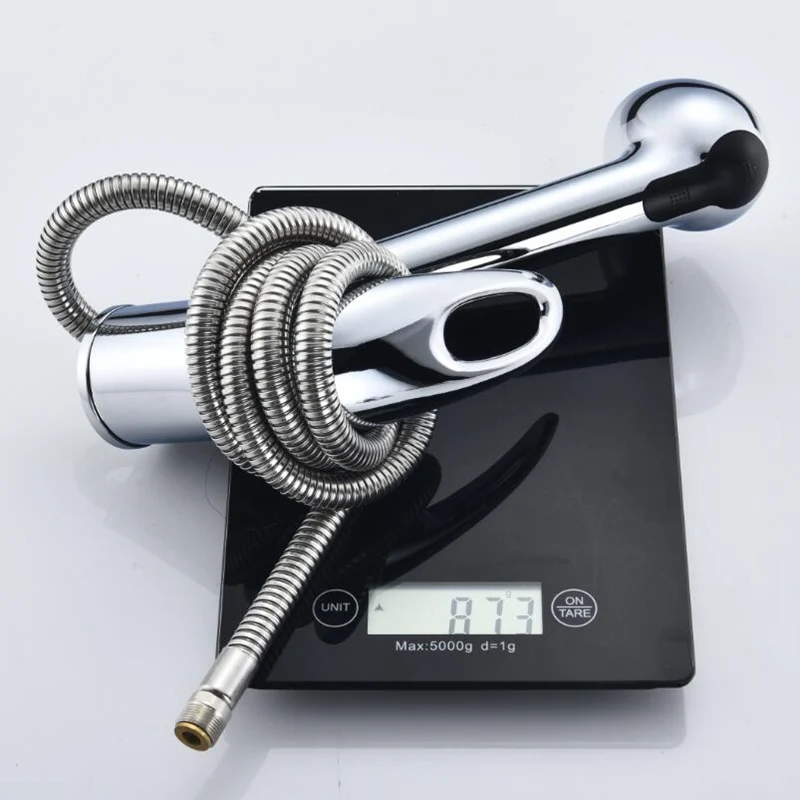 Вытяжной кран для мытья волос и лица полированный хром смеситель ванной комнаты