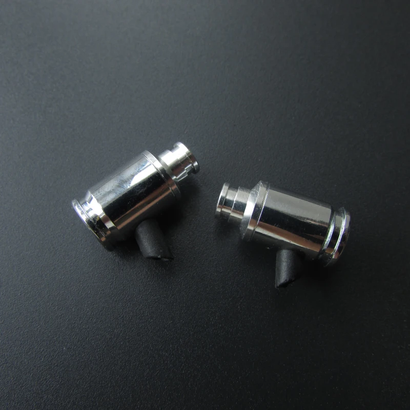

8mm ear shell silver plated