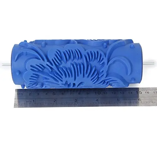 

Promotion! 15cm blue floral pattern roller
