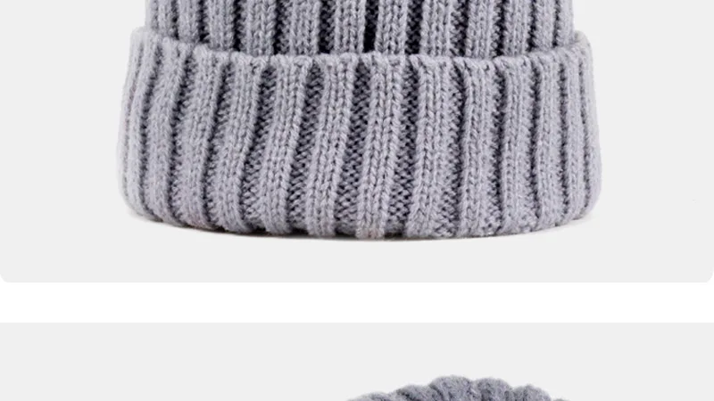 Меховая шапка с помпоном, зимние детские шляпы, Skullies Beanies, Детские теплые шапки, эластичные вязаные шапки, детские меховые шапки с помпонами для мальчиков и девочек