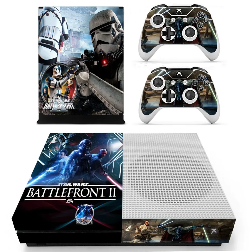 Звездные войны виниловая кожа наклейки для XBOX One S консоль с двумя беспроводными