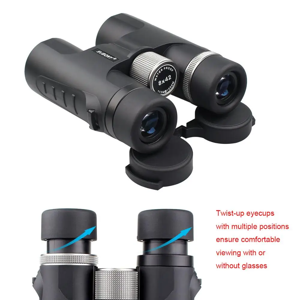 SVBONY SV31 бинокль 8x42 водостойкий Professional Охота Открытый Спорт Туризм пеший Birdwatch