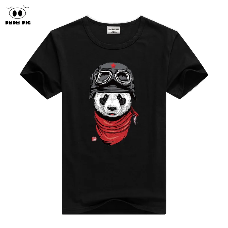 03-Black DMDM Pig/летняя детская одежда; футболка для мальчиков; хлопковые футболки с короткими рукавами для девочек; детская повседневная футболка; От 2 до 4 лет футболка для малышей - Цвет: 03-Black