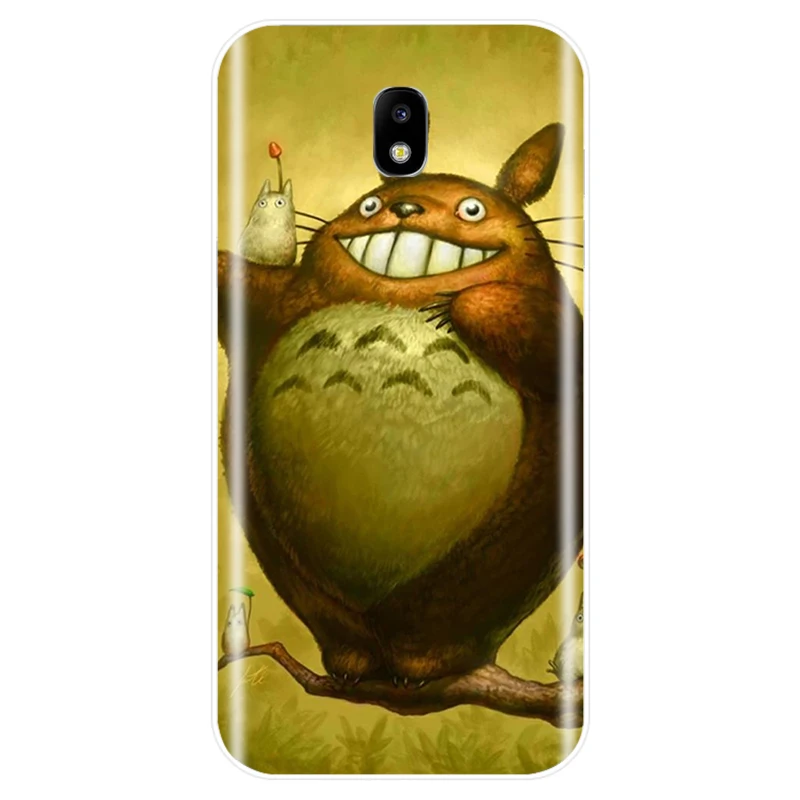 Мой сосед доставляет Тоторо аниме чехол для телефона Samsung Galaxy J3 J4 J6 J8 2018 J5 J7 2017 2016