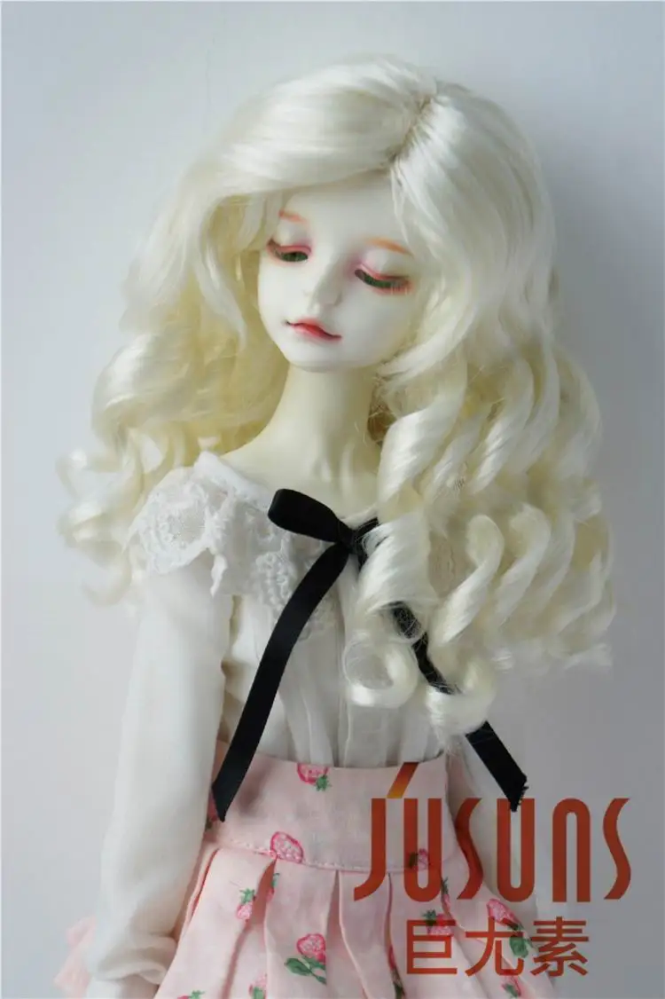JD259 1/6 1/4 1/3 YOSD MSD SD модные парики для кукол BJD Размер 6 7inc 7 8 дюймов 9 женские кудрявые