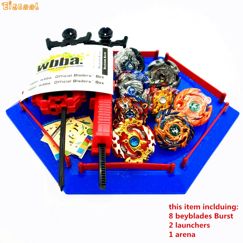 Прямая Beyblade Burst игрушка с пусковым устройством стартер и арена Bayblade Металл Fusion Бог спиннинг Топы Bey Blade лезвия игрушка
