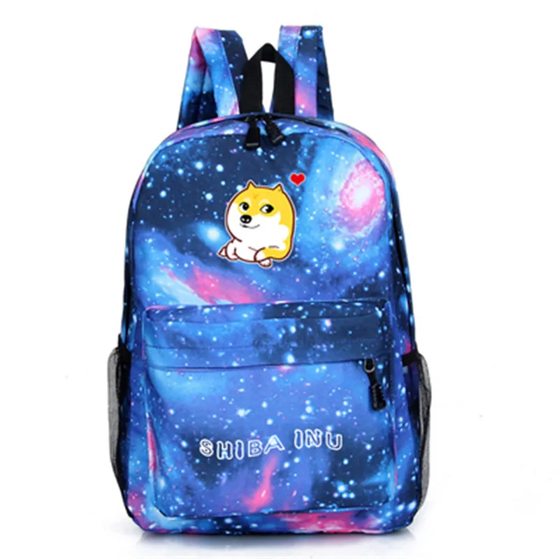 Style 9 Shaba Inu прекрасный Muco Dog Corgi Doge рюкзак USB Сумка дорожная школьная сумка USB модная школьная Повседневная сумка для ноутбука подарки - Цвет: Style 9