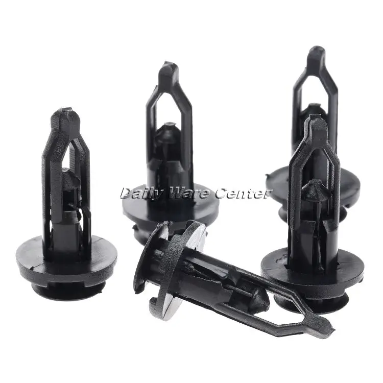 50 шт. авто бампер крепежные зажимы подходит 9 мм отверстие нажимного типа крыло