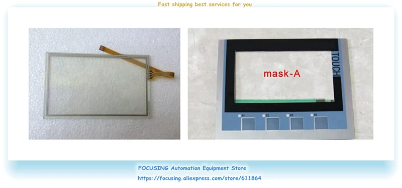6AV2123-2DB03-0AX0 6AV2 123-2DB03-0AX0 сенсорная стеклянная панель и мембранная клавиатура KTP400 Operater панель - Цвет: mask-A and glass