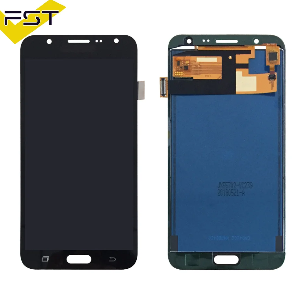 100% протестированный ЖК-дисплей с регулировкой яркости для Samsung Galaxy J7 2015 J700 J700F +