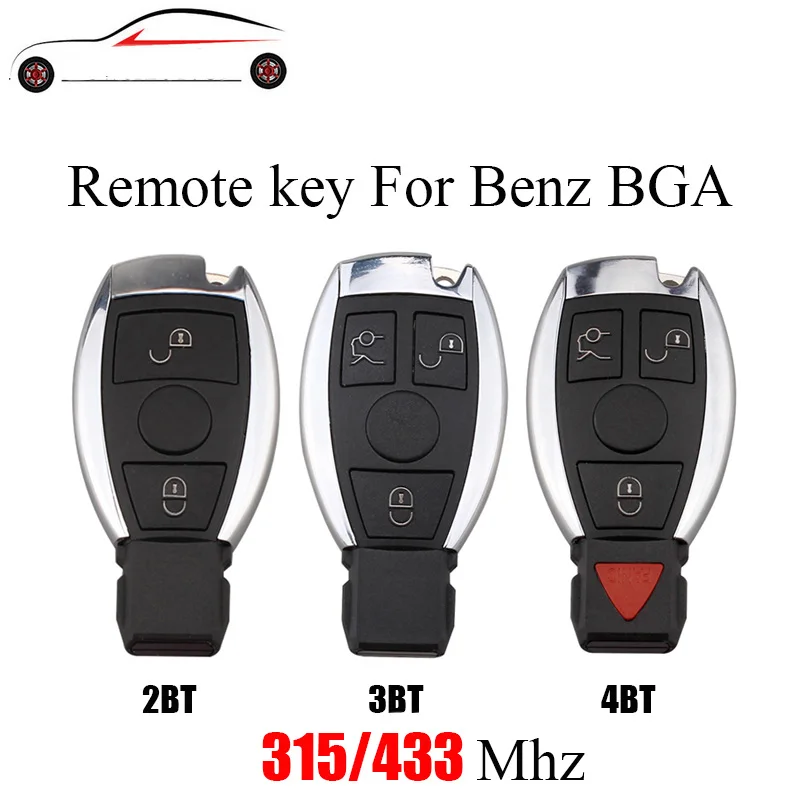GORBIN 2/3/3 + 1 кнопочный дистанционный смарт ключ брелок для Benz 433/315 Mhz Mercedes 2000 BGA стиль
