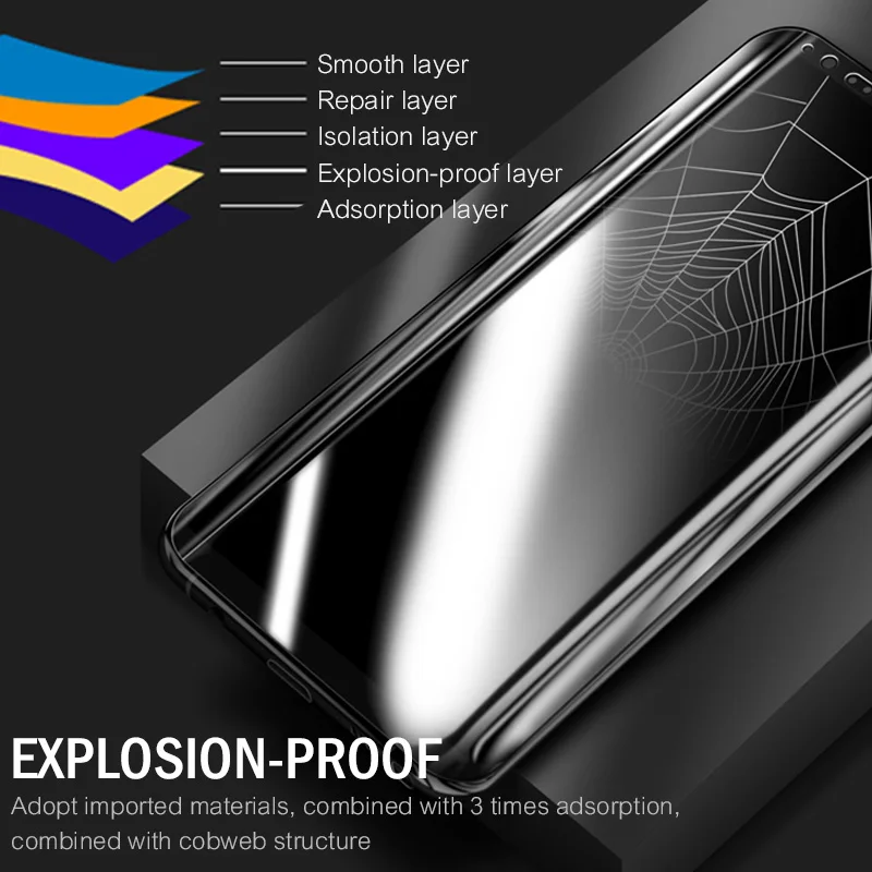 Защитная Гидрогелевая пленка для samsung Galaxy S10E Note 8 9, Защитная пленка для samsung S7 Edge S8 S9 S10 Plus