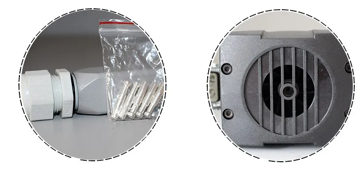 TECNR 6 кВт 380 В мотор шпинделя с воздушным охлаждением ER32 для фрезерного станка с ЧПУ GDZ120* 103-6 фланцевый монтажный двигатель