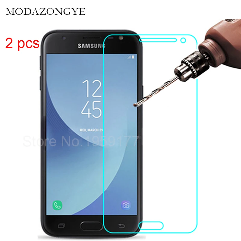 2 шт для закаленного стекла Samsung Galaxy J2 2018 Защитная пленка экрана J Pro SM J250F