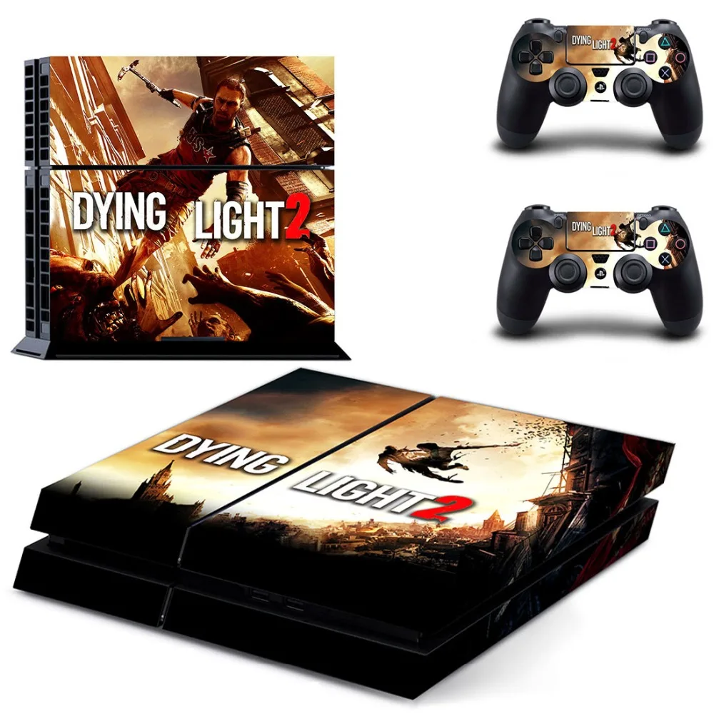 PS4 наклейки на контроллер play station 4 skin for Dying Light 2 дизайн виниловые для приставки