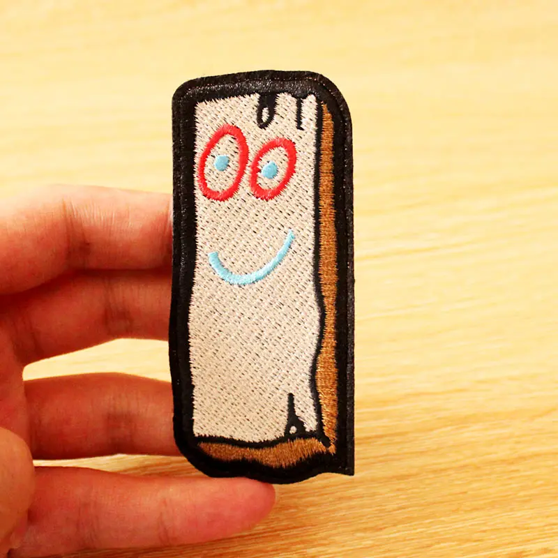 Японский рисунок из мультфильма DIY на липучке Аниме/вышитые нашивки для одежды
