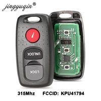 jingyuqin for mazda 3 6 mpv protege 5 3 buttons remote key keyless entry fob transmitter alarm beeper clicker kpu41794 315mhz