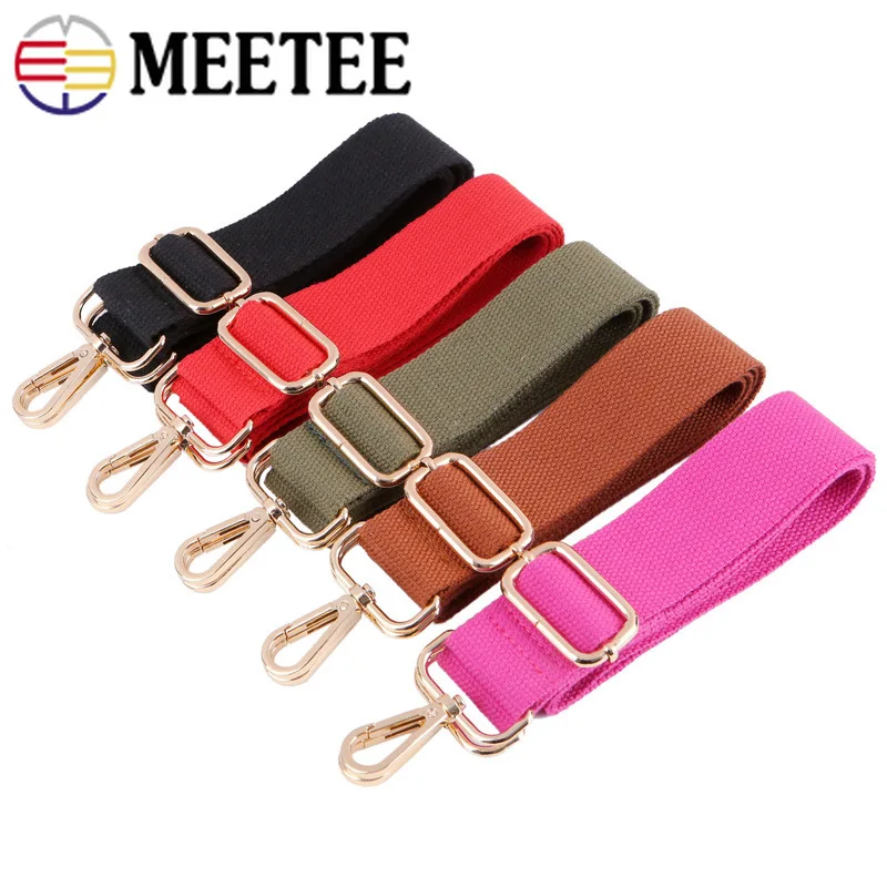 Холщовая Сумка Meetee, ремень, пряжка из сплава, регулируемая 80-140 см, цепочка для ремня, для сумки, багажа, наплечных ремней, часть, Сменные аксессуары