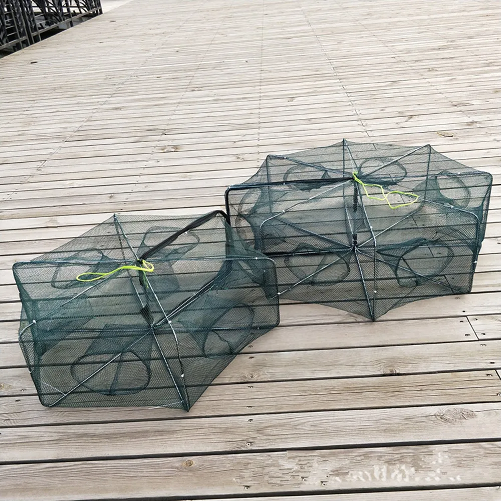 Рыболовная сеть FishingLife портативная нейлоновая автоматическая складная ловушка