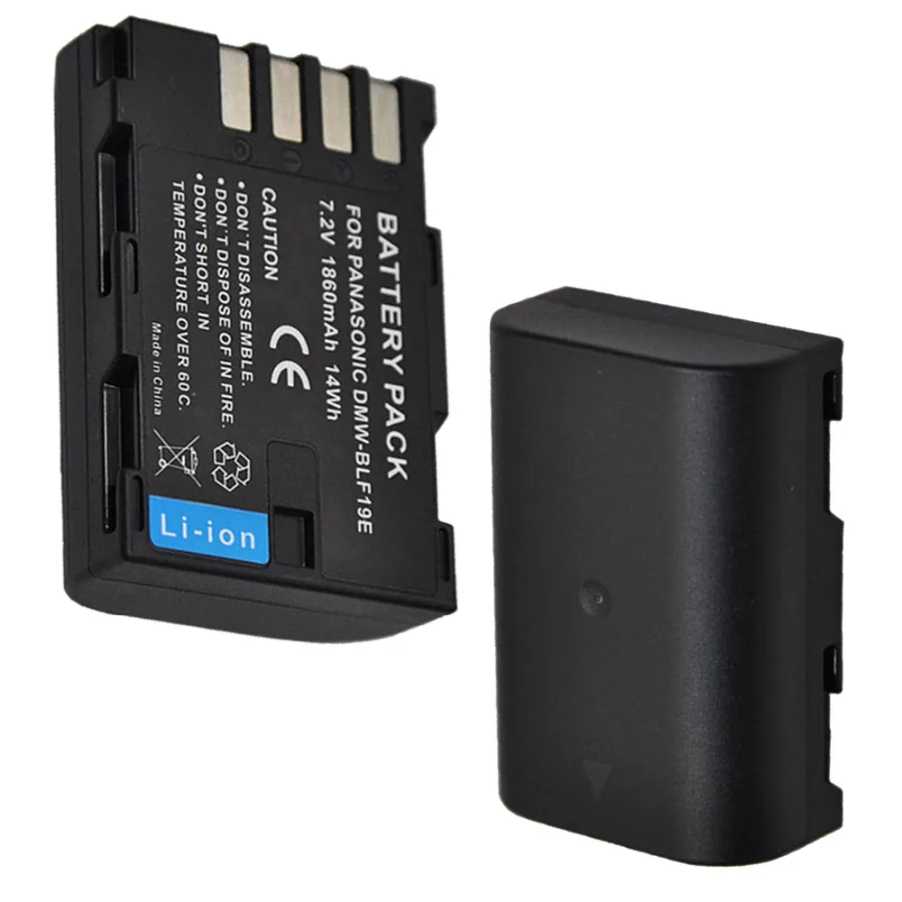 3x1860 мАч DMW-BLF19 DMW BLF19 BLF19E DMW-BLF19e батарея + двойное зарядное устройство USB для Panasonic Lumix