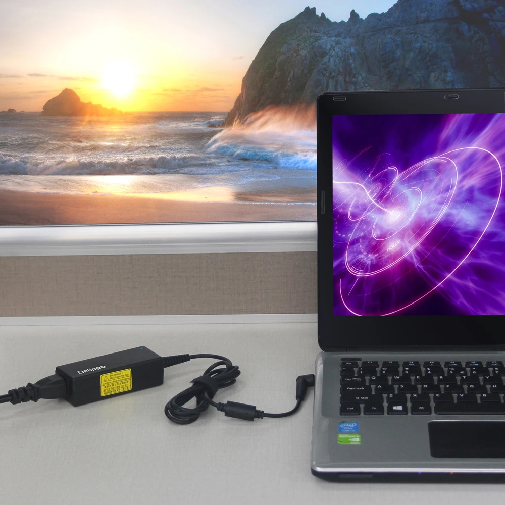 19V 2.1A AC адаптер для ноутбука Зарядное устройство источник питания asus Eee PC нетбук