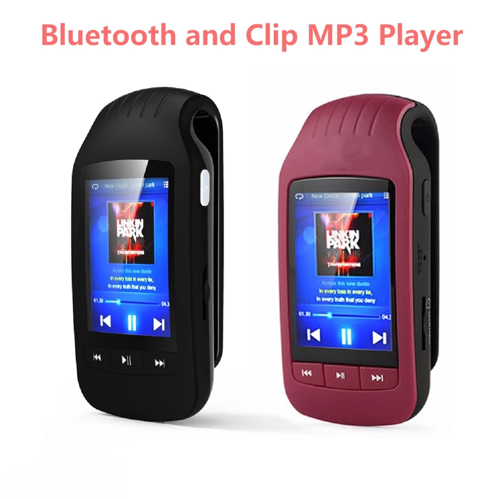 Bluetooth MP3-плеер 8 ГБ спортивный музыкальный плеер с fm-радио запись голоса шагомер