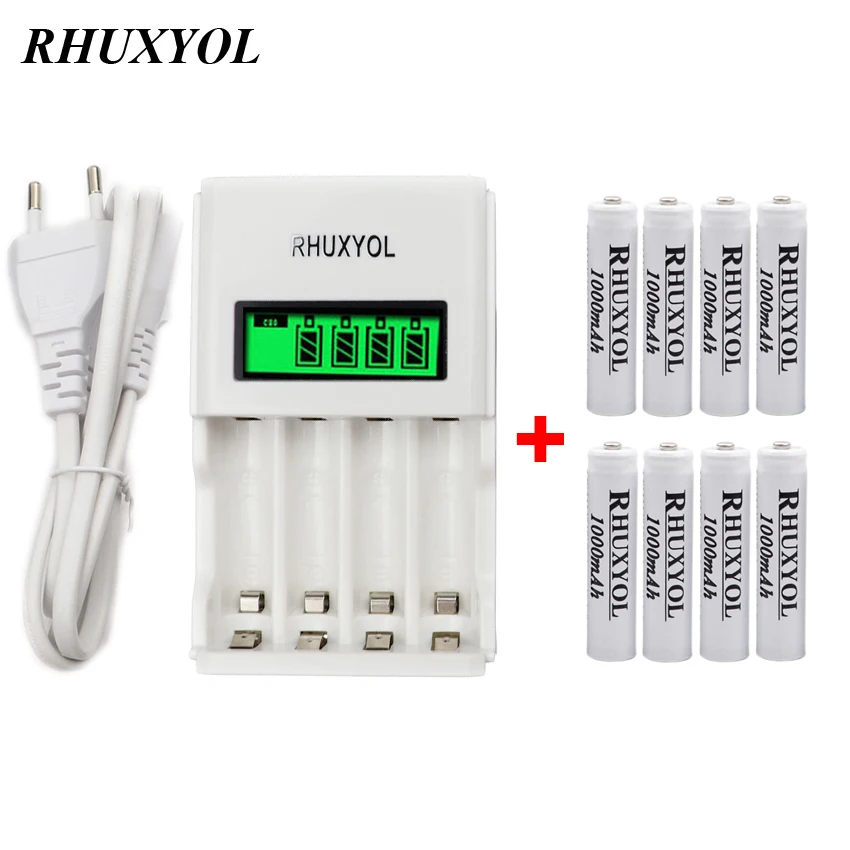 Зарядное устройство для NiMh NiCd cell 8 шт. 1 2 в 1000 мАч|rechargeable battery|cargador batterycargador nimh |