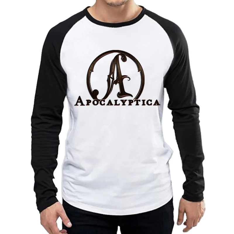 2 Футболка с длинным рукавом Apocalyptica Модная белая мужская футболка с логотипом Apocalyptica майки футболки с длинным рукавом - Цвет: 2