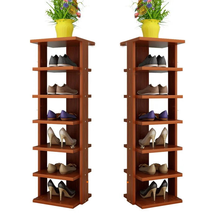 Стеллаж для обуви гостиной многослойная стойка хранения пыли из твердой