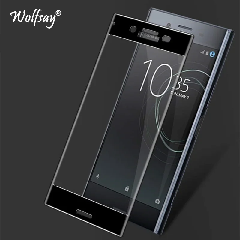 2 шт. изогнутое стекло для Sony XZ Защитное экрана Xperia полное покрытие закаленное