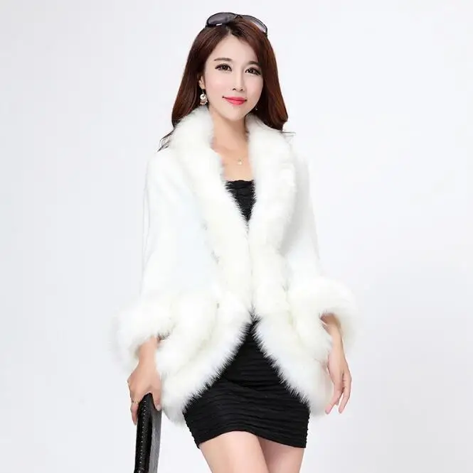 2018 Женская Высококачественная Имитация шерсти шаль вязаная куртка из