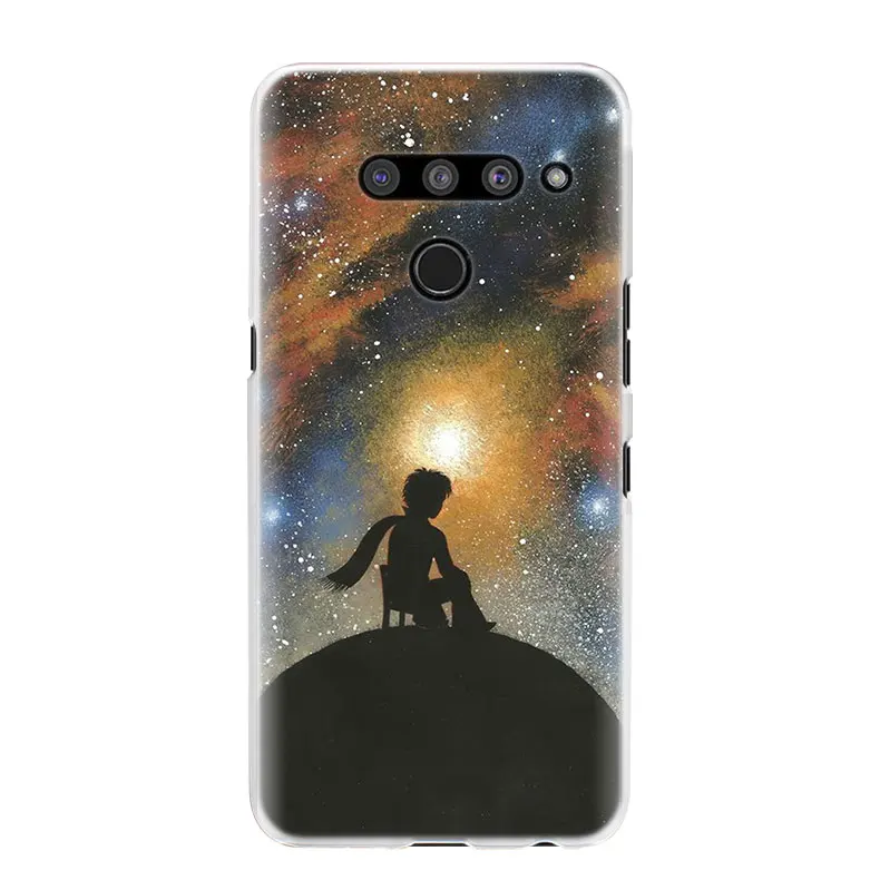 Маленький принц Роза чехол для телефона чехол для LG G7 G8 ThinQ G5 G6 V30 V40 V50 ThinQ Q6 Q7 жесткий чехол-накладка