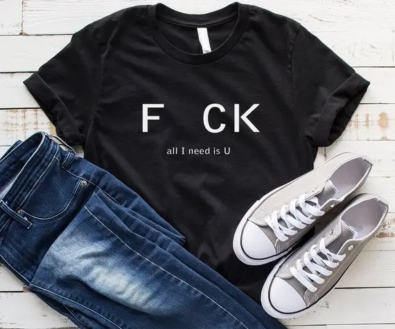 Skuggnas All I Need is U Забавный футболка футболки Tumblr рубашка для девушке подарок женские