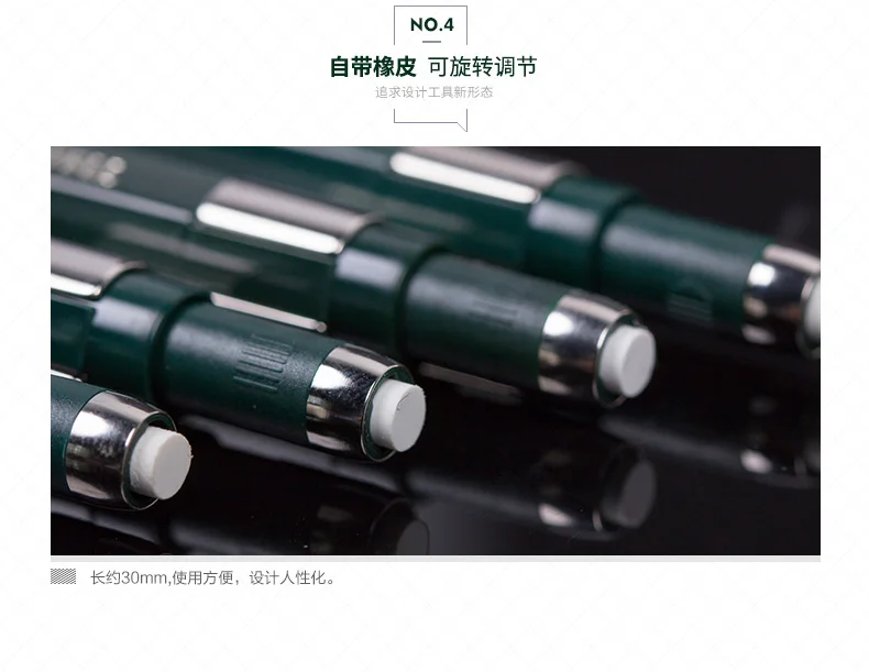 Германия FABER-CASTELL 13530 металлический механический карандаш 0,3/0,5/0,7/1,0 мм графический дизайн механический карандаш 1 шт