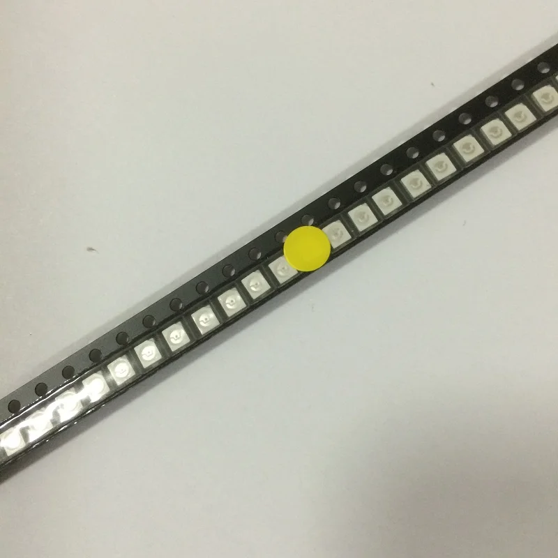 100 шт./лот 1210 SMD LED 3225 красный желтый синий зеленый белый оранжевый светоизлучающие