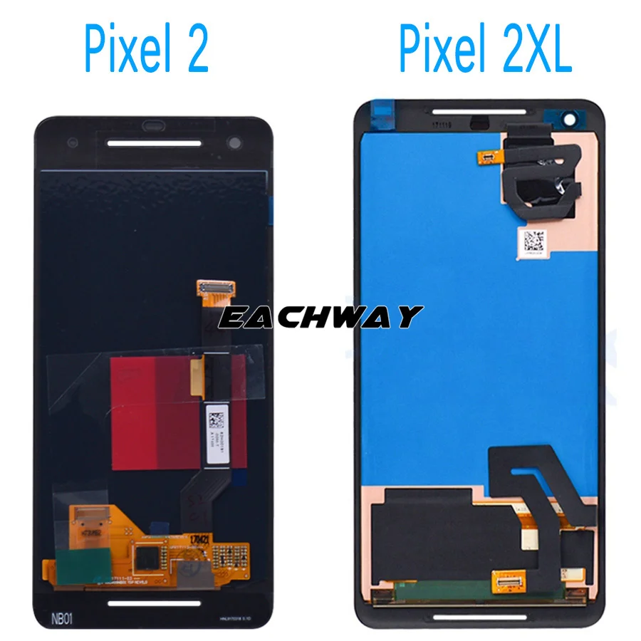 Google Pixel 3 3XL ЖК-дисплей сенсорный P-OLED экран дигитайзер сборка запасная часть 5," Google Pixel 3 ЖК-дисплей+ рамка