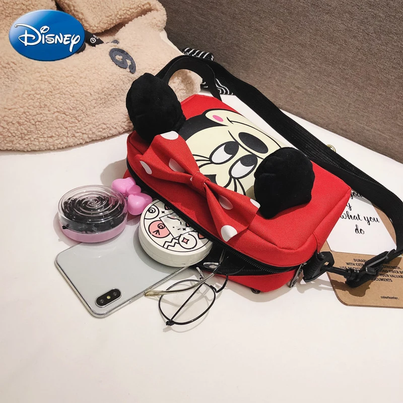 Новые рюкзаки disney с Микки Маусом сумка для девочек детские школьные сумки Минни
