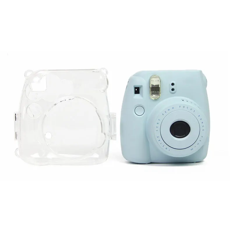Прозрачный защитный чехол Mini Powstro с плечевым ремнем для камеры Fuji Fujifilm Instax 9 8 +