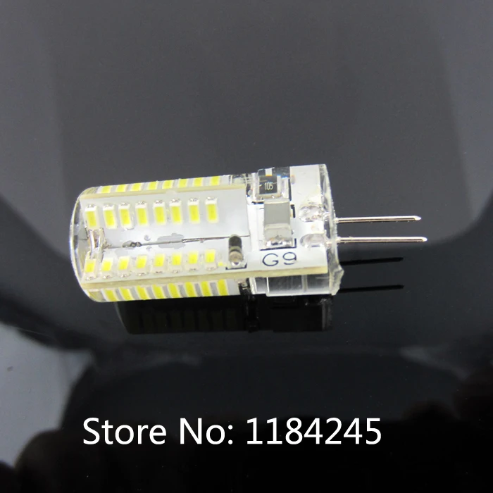 Новое поступление силиконовых точечных ламп G4 6W 64 SMD 3014 Светодиодные лампы